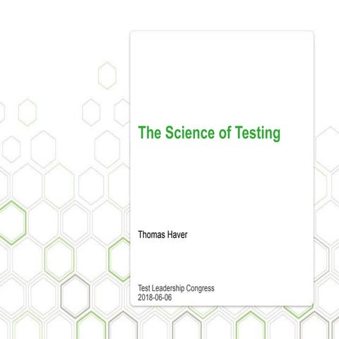TLC2018 Thomas Haver: The Science of Testing