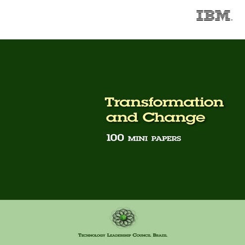 Transformation and change - 100 mini papers - eBook