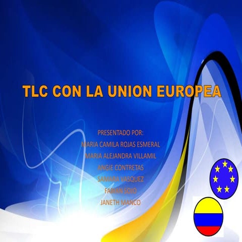 Tlc colombia con union europea