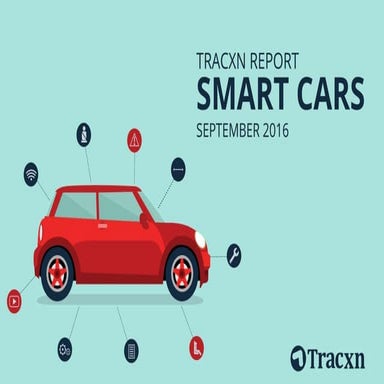 Tracxn Smart Cars Startup Landscape, September 2016