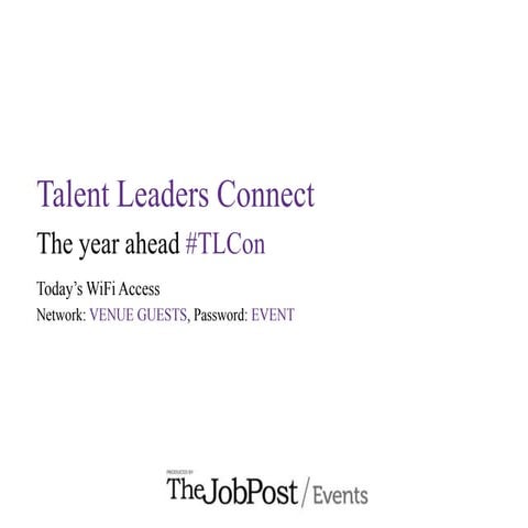 Talent Leaders Connect - Feb 27th