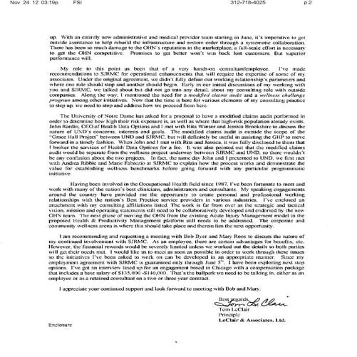 Tlc sar:cs examples m kolenda sjrmc project clarification 5 01 p1 | PDF