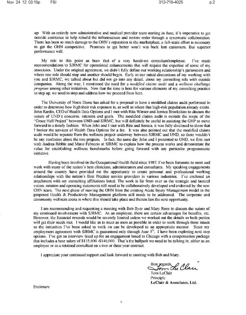 Tlc sar:cs examples m kolenda sjrmc project clarification 5 01 p1 | PDF