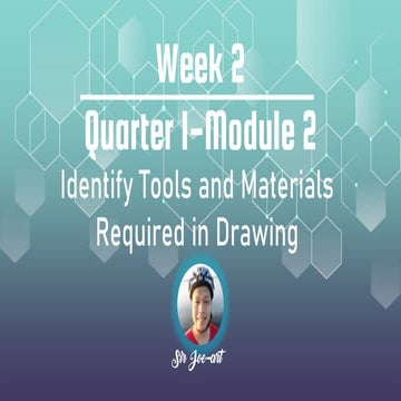 Drawing Tools, Materials, and Equipment
