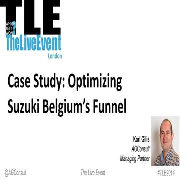 Optimizing the funnel of Suzuki Belgium - and more