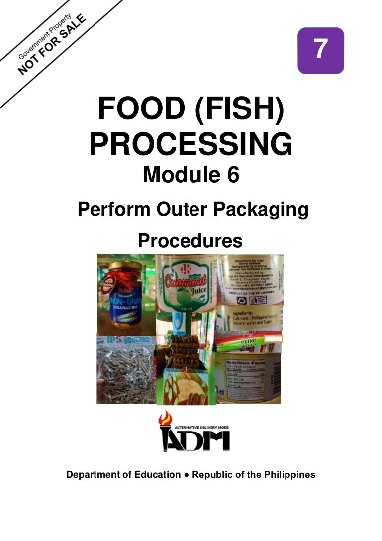 Tle 7 afa food (fish) processing module 6