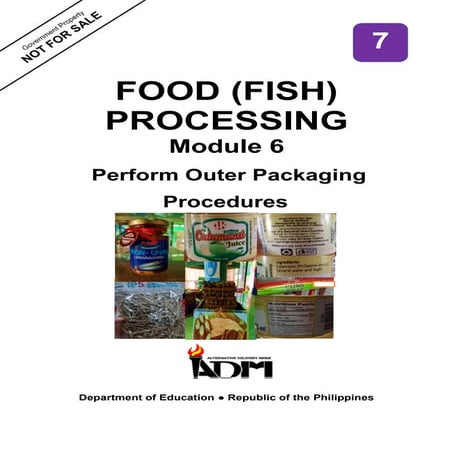 Tle 7 afa food (fish) processing module 6