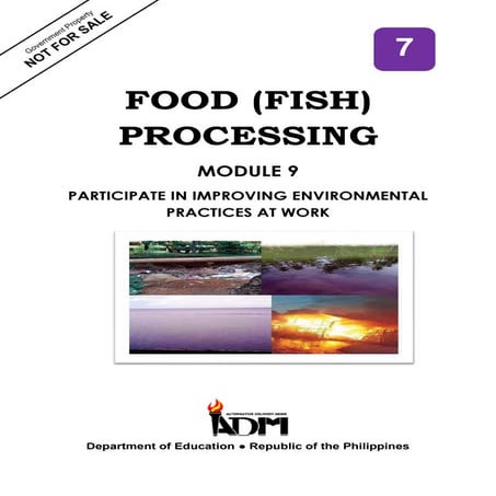 Tle 7 afa food (fish) processing module 9