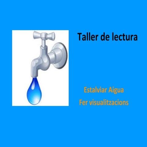 TL estalviem aigua. fem visualitzacions