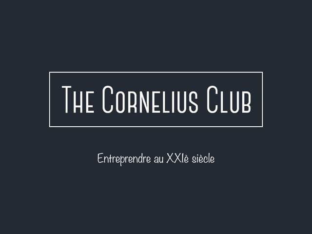 #1 entreprendre au xxiè siècle