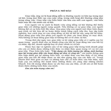 Giao tiếp trong Kinh doanh