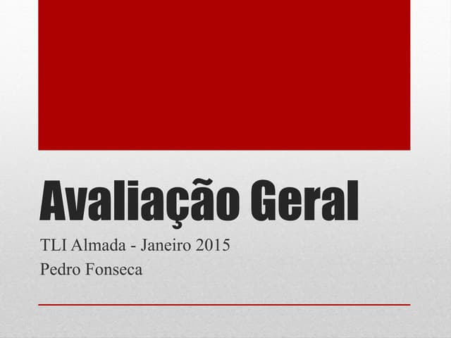 Workshop: General Evaluator