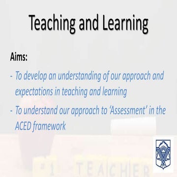 Teaching and Learning Launch Twilight