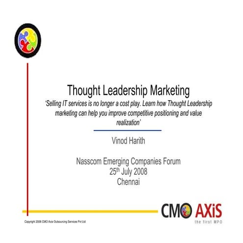 Thought Leadership Marketing
