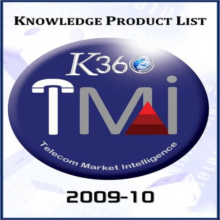 Telecom lnsights Market Intel   Partial Product List