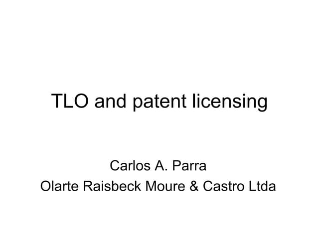 Patent Licensing and Valuation Tips