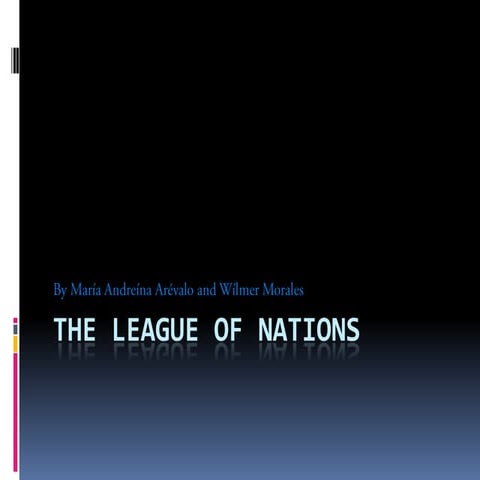 PPT - The League of Nations - IIB1
