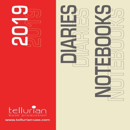 Tellurian | 2017 Diaries, Notebooks and Corporate Gift Items in UAE | PDF
