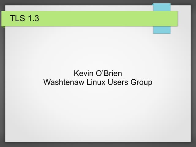 Tls 1.3