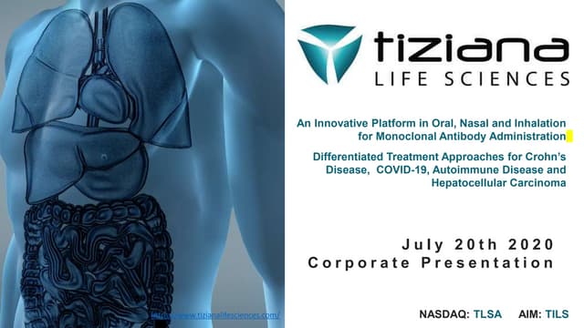 Tiziana life sciences share price nasdaq best sale