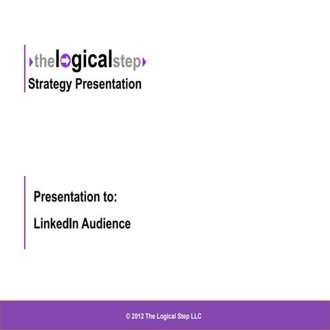 TLS STRATEGY PRESENTATION