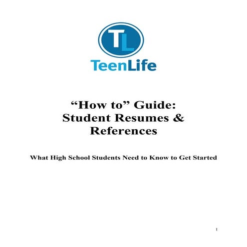 introduction to resume writing for students | PPT