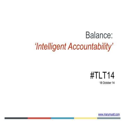 TLT14 Presentation @MaryMyatt