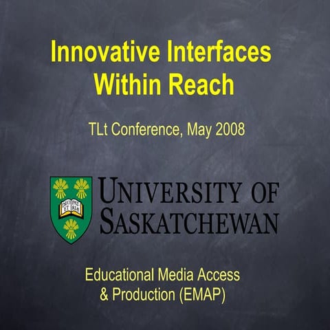 Innovative Interfaces