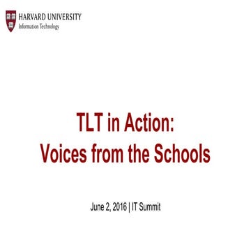 Tlt and friends it summit 2016