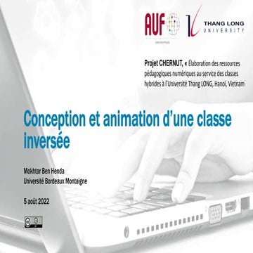 Classe inversée au TLU, Hanoï