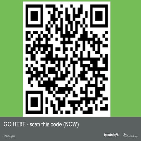 Smarter, simple, social: QR codes & beyond