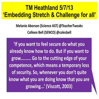 Embedding stretch & challenge for all 