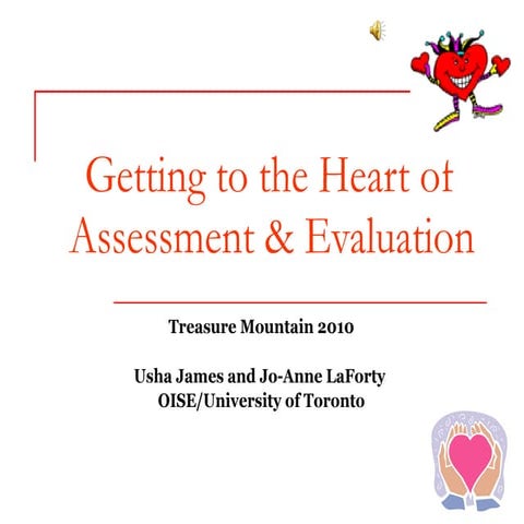 Tm heart of assessment evaluation