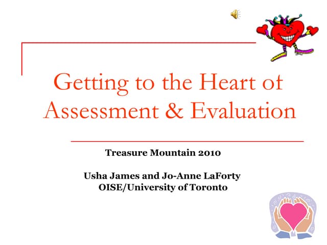 Tm heart of assessment evaluation