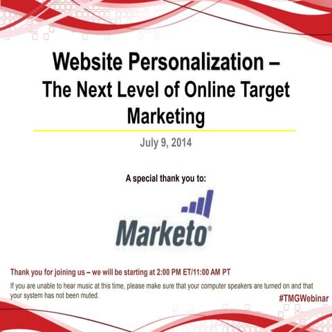 Website Personalization: The Next Level of Online Target Marketing