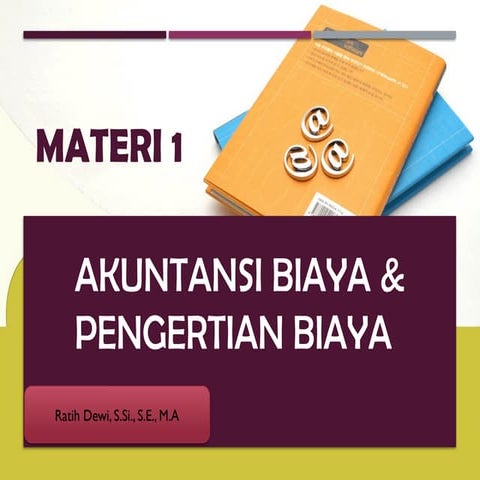 KLASIFIKASI BIAYA | PDF