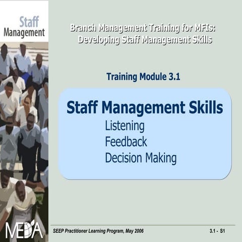 3.1 MFI Staff Management Skills Part1