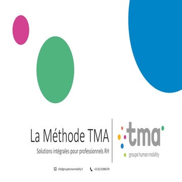 La Méthode TMA : Solutions intégrales pour professionnels RH | PDF