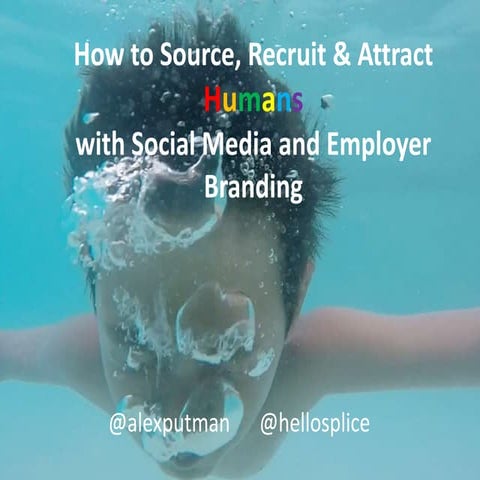How to Source, Recruit & Attract Humans  with Social Media and Employer Branding
