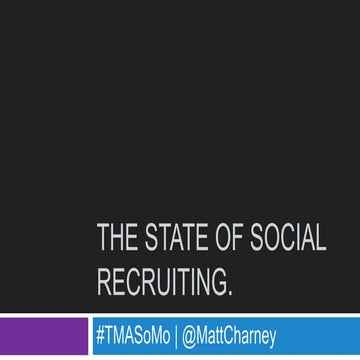 The State of Social Recruiting.