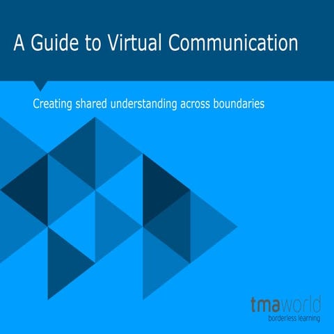 TMA World: A Guide to Effective Virtual Communications