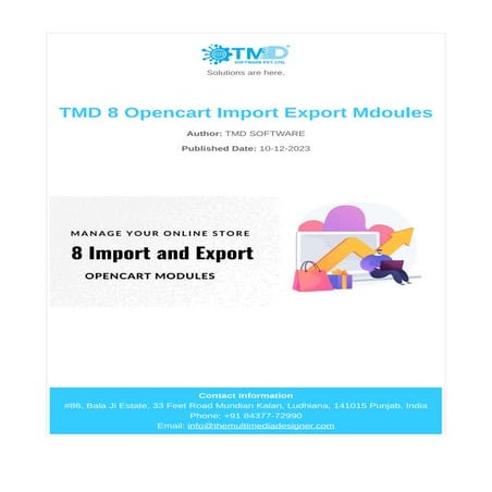 Top 8 OpenCart Bulk Import Export Modules