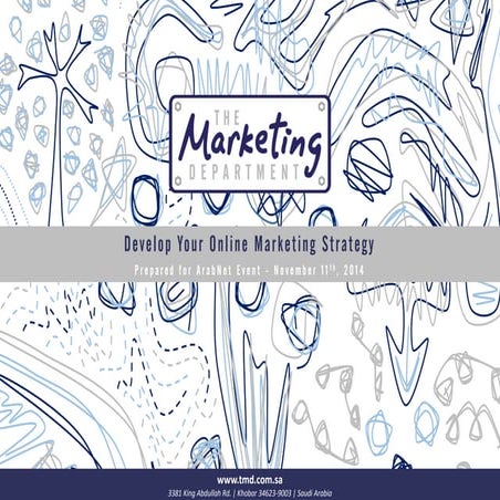 TMD-ArabNet-Develop Your Online Marketing Strategy