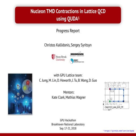 Nucleon TMD Contractions in Lattice QCD using QUDA
