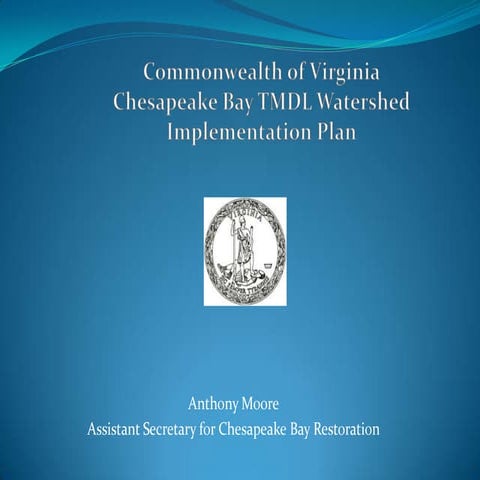 Chesapeake Bay Watershed Implementation Planning Process
