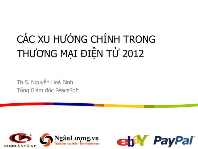 Các xu hướng chính TMĐT 2012