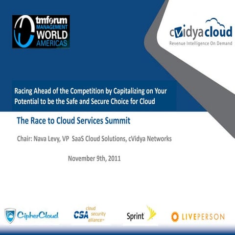 Becoming the safe choice for the cloud by addressing cloud fraud & security t...