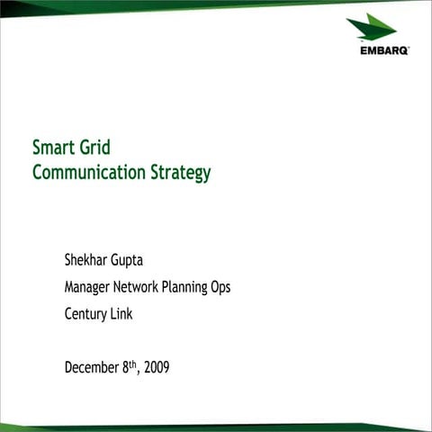 TM Forum- Management World Americas -  Smart Grid Summary