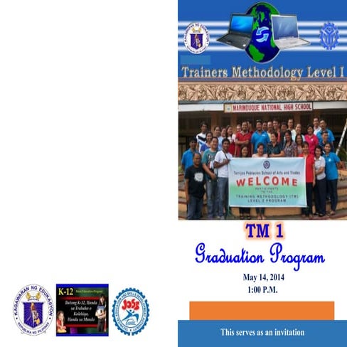 Trainers Methodology graduation program | PPTX