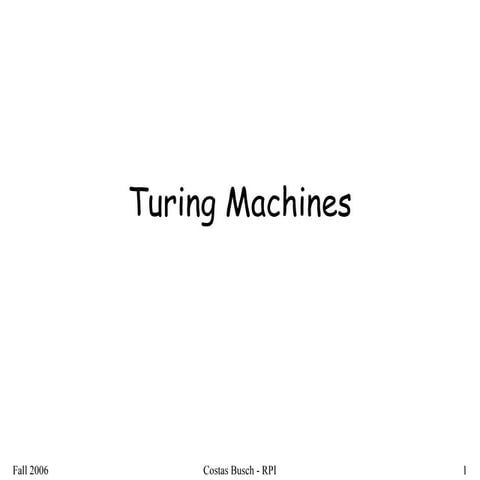 Turing Machine